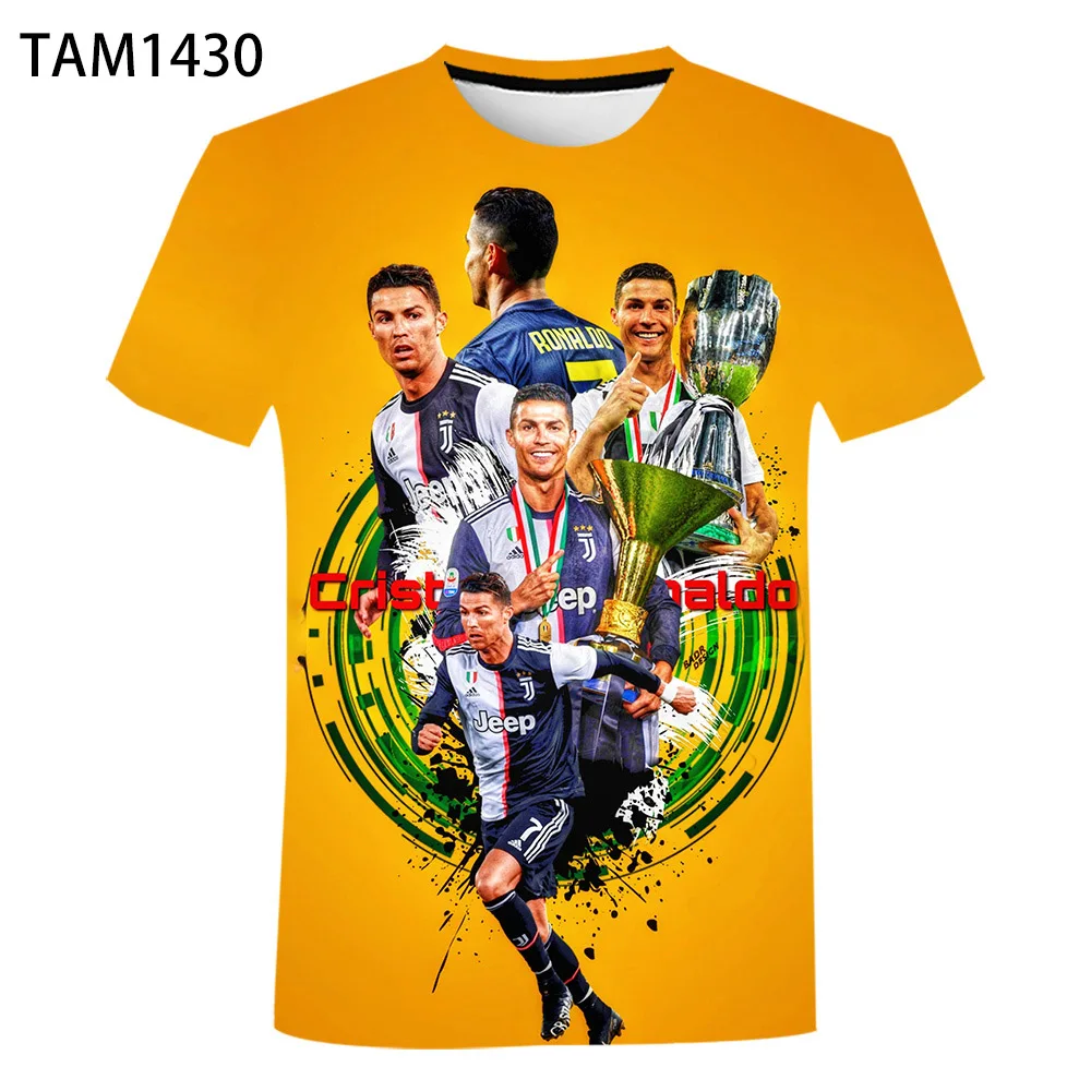 Футболка с изображением Криштиану Роналду дос Сантоса авиаро 5 2021 Мужская и