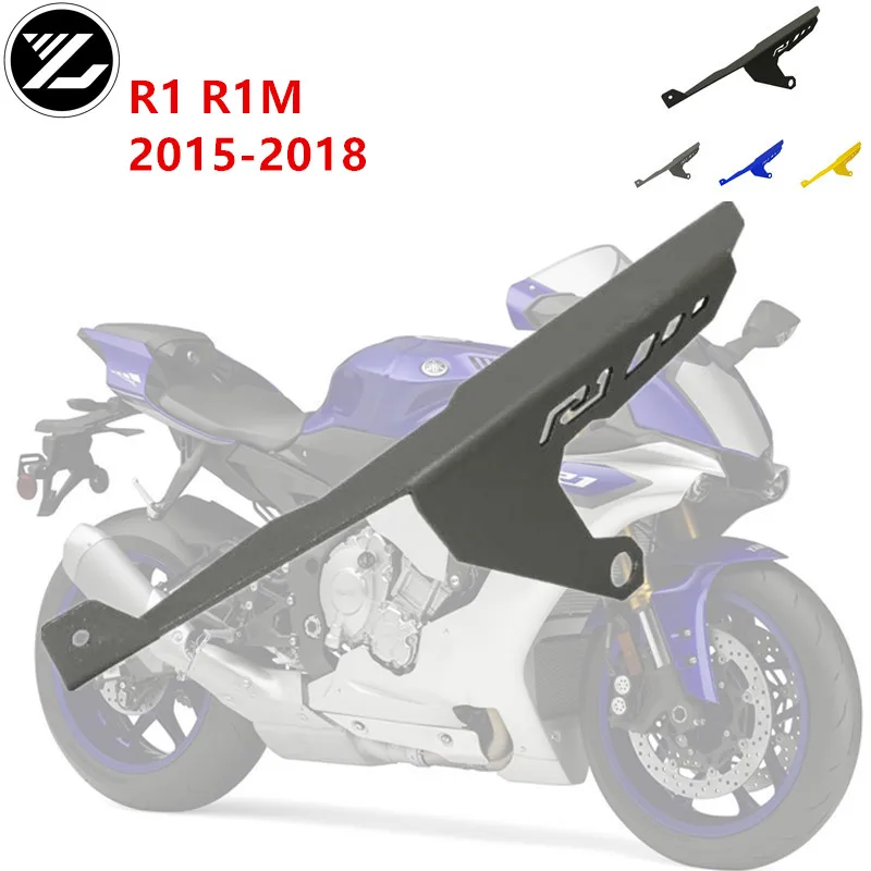 

R1 Chain Guard Cover Protector Guards Bracket For YAMAHA YZF-R1 R1M 2015 2016 2017 2018 Motorcycle Replacement Part