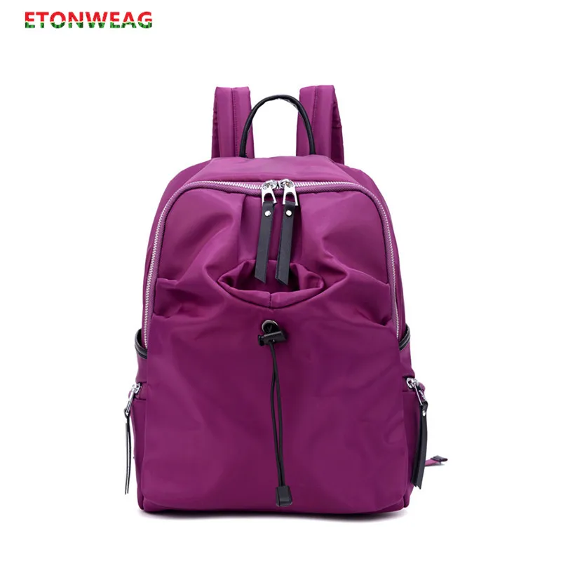 Рюкзак женский нейлоновый для ноутбука подростка водонепроницаемый | Багаж и