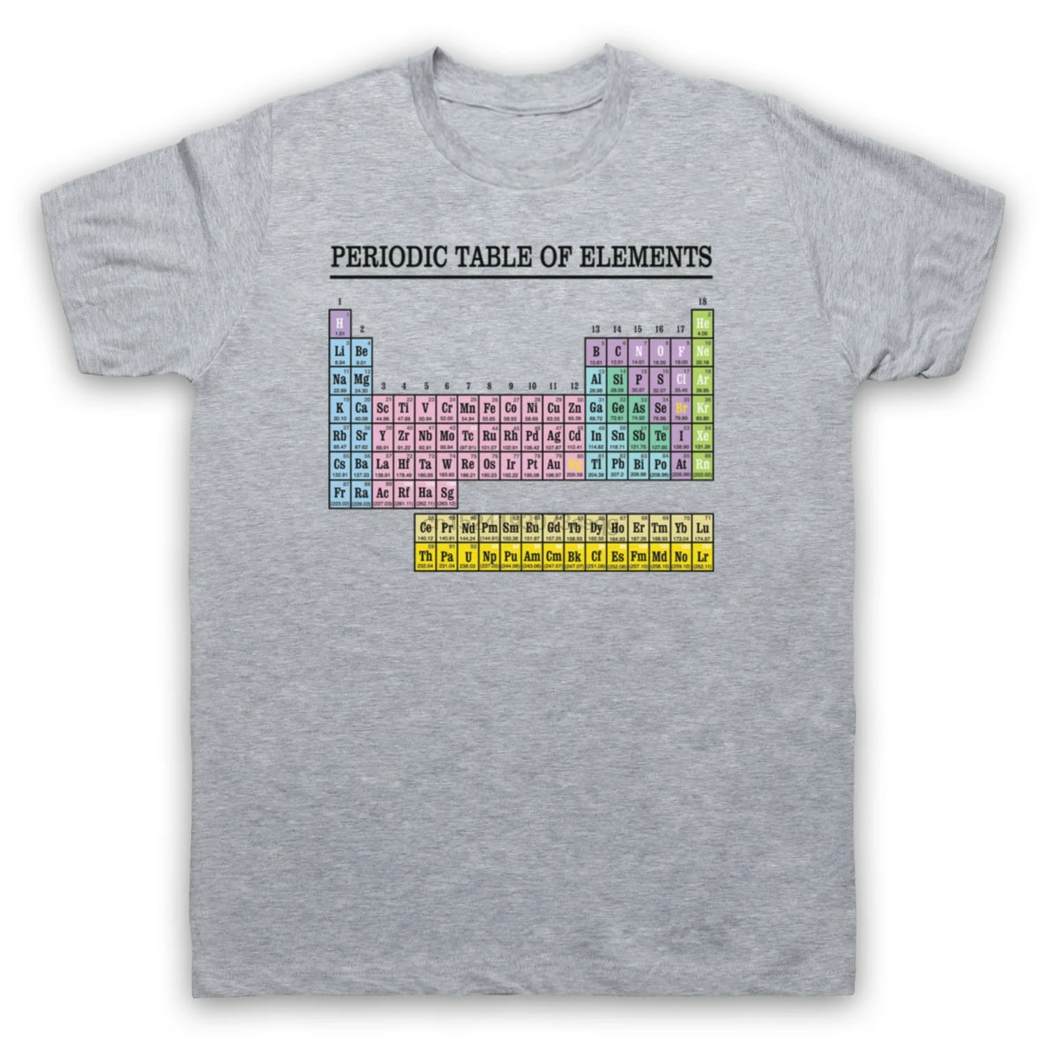 PERIODIC TABLE OF ELEMENTS GEEK NERD SCIENCE CHEMISTRY MENS WOMENS KIDS T-SHIRT | Мужская одежда