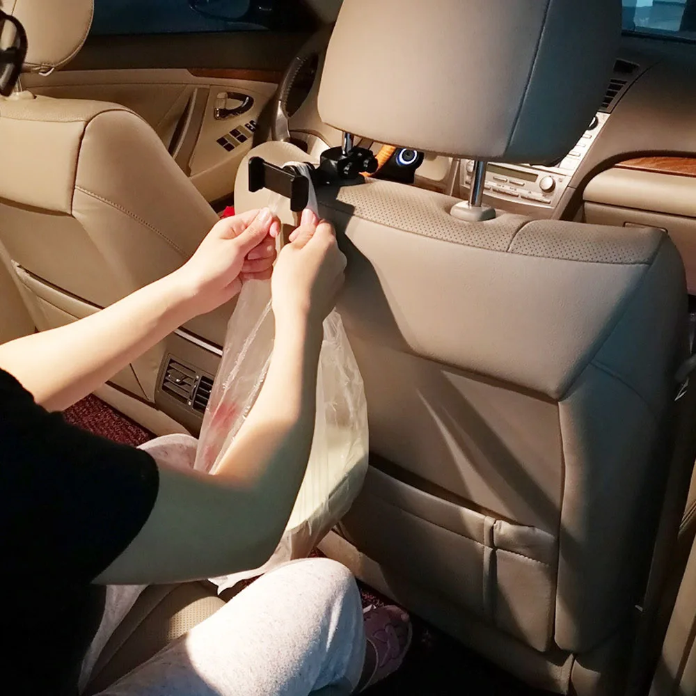 360 градусов портативный Авто аксессуары крючок для хранения Универсальный