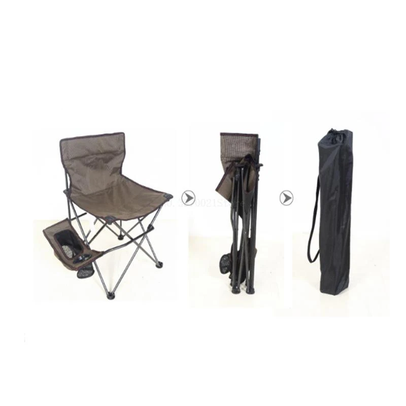 Легкий компактный портативный складной пляжный стул для рыбалки пикника