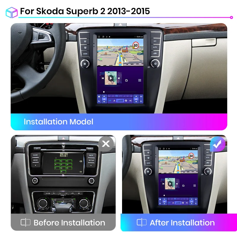 Мультимедийная система Junsun для Skoda Superb 2 B6 2009-2013 4G DSP Android | Автомобили и мотоциклы
