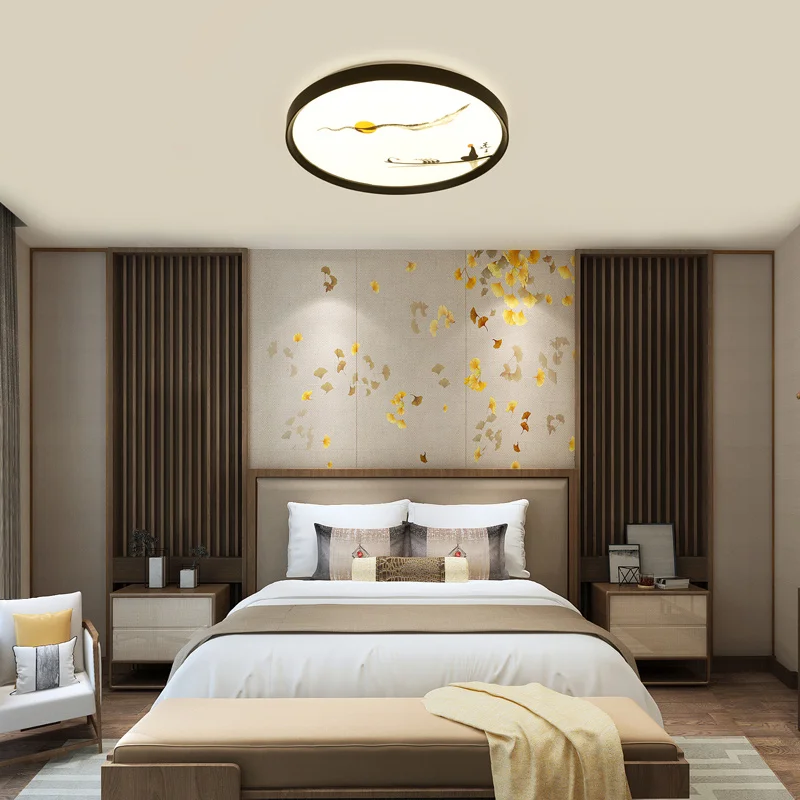 Светодиодный потолочный светильник современный китайский домашний для спальни