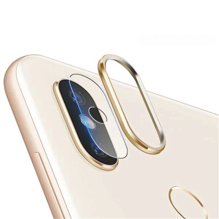 Gold Закаленное стекло для объектива камеры Xiaomi mi 9T 8 9 SE A2 A3 CC9 Red mi Note 8 7 K20 Pro Защитное стекло для объектива камеры кольцевой чехол - Цвет: Gold