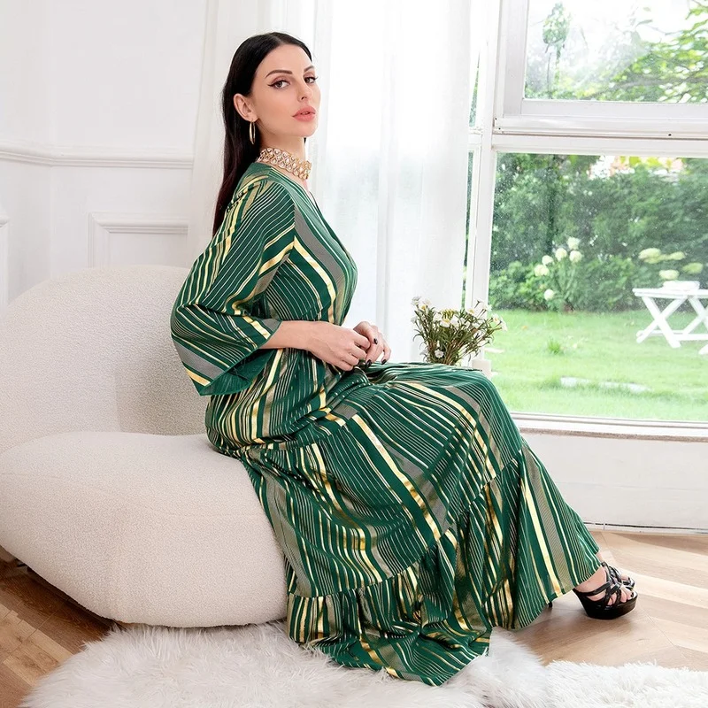 Vestido Longo Abaya Dubai Arabic Muslim Long Dress For Women Robe Longue Femme Musulmane Kaftan Morocco Turkey Islam Clothing