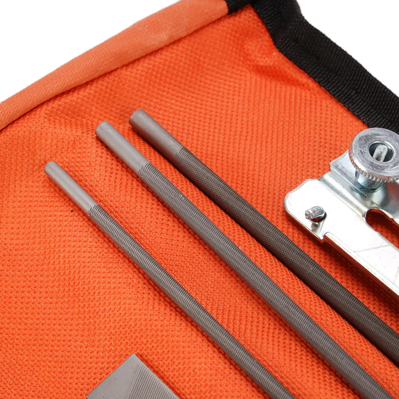 Набор инструментов для ЗАТОЧКИ ЦЕПНОЙ ПИЛЫ 10 шт. набор деревянная ручка +