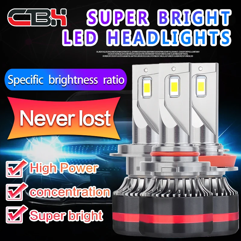 

2Pcs H1 H4 F31B Led H7 H11 9005 HB3 9006 HB4 9012 Bulbs H4 H7 LED Lamp Canbus CSP 6000LM 6000K 8000K 50W Car Headlight Fog Light