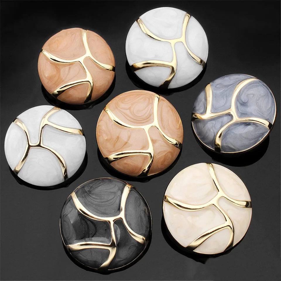 10 шт. металлические пуговицы для пальто |