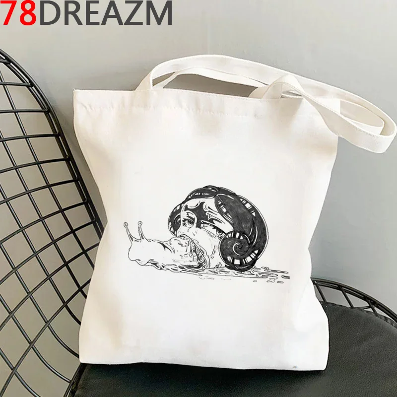 

Сумка для покупок Junji Ito, шоппер, сумка для продуктов, сумка для покупок