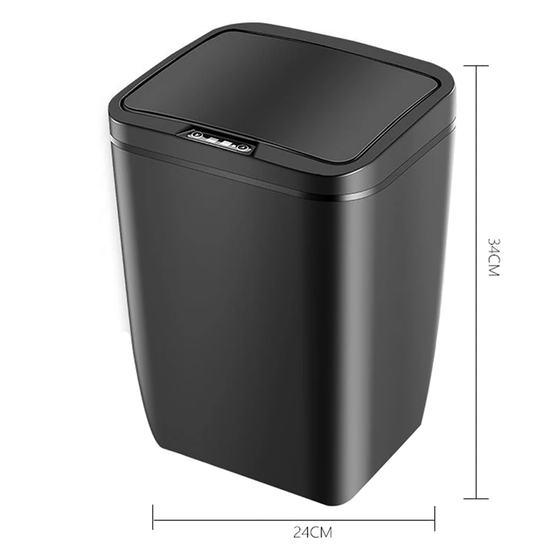 

12L Automatic Induction Dustbin Smart Motion Sensor Trash Can Waste Bin Rubbish Can For Home Living Room Office Garbage Bucket