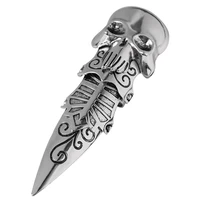 2020 new punk mens ring skull shaped armor joint ring gothic fashion men domineering exaggerated alloy jewelry gifts hot