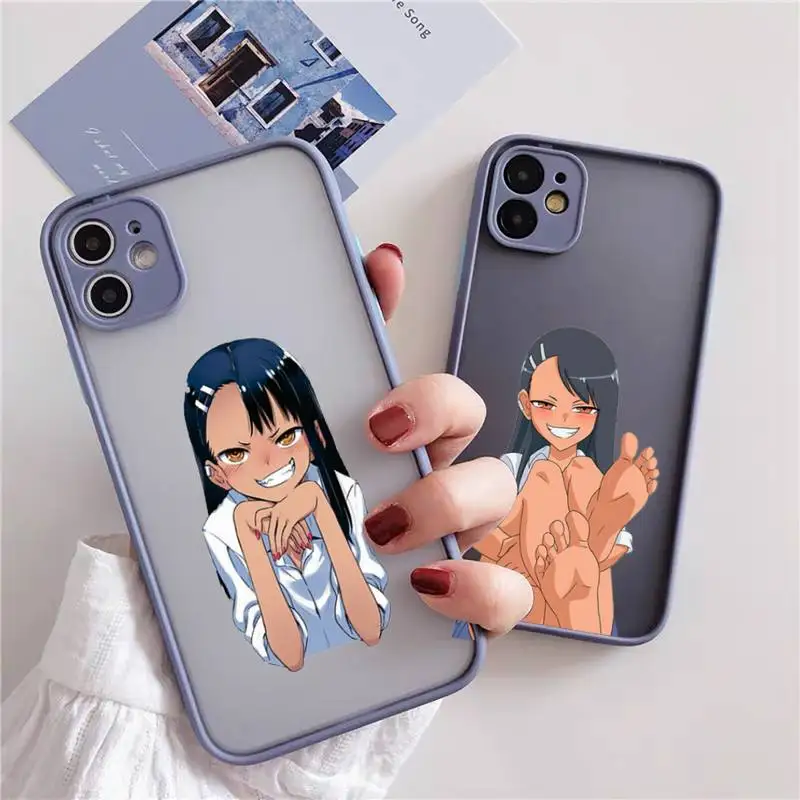 

Nagatoro San Anime Aesthetic Phone Case For iPhone 13 12 11 Pro Max X XR XS 7 8 Plus 12 Mini SE2020 Camera Protection Cover