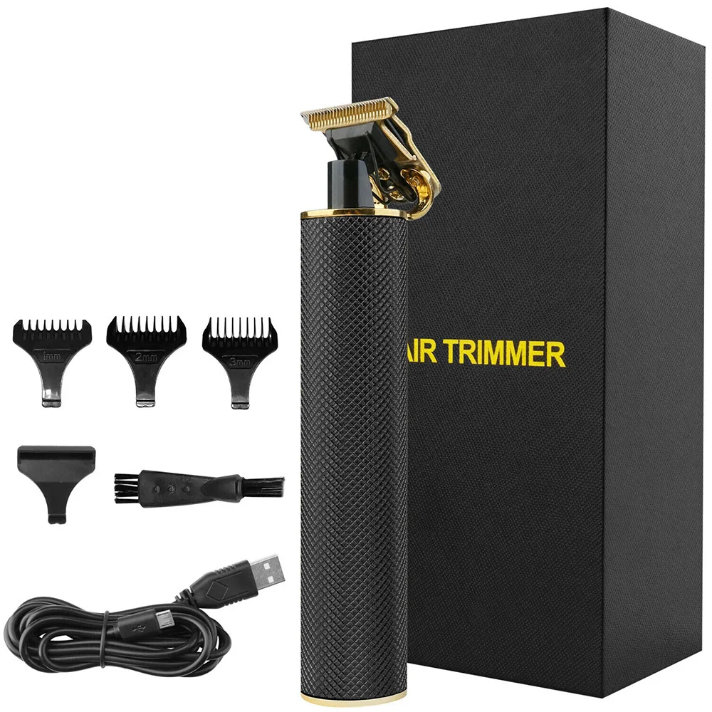 

T Hair Clipper Electric Hair Trimmer Cordless Shaver Trimmer 0mm Men Barber Hair Cutting Machine Chargeable Timer Beard Cutter