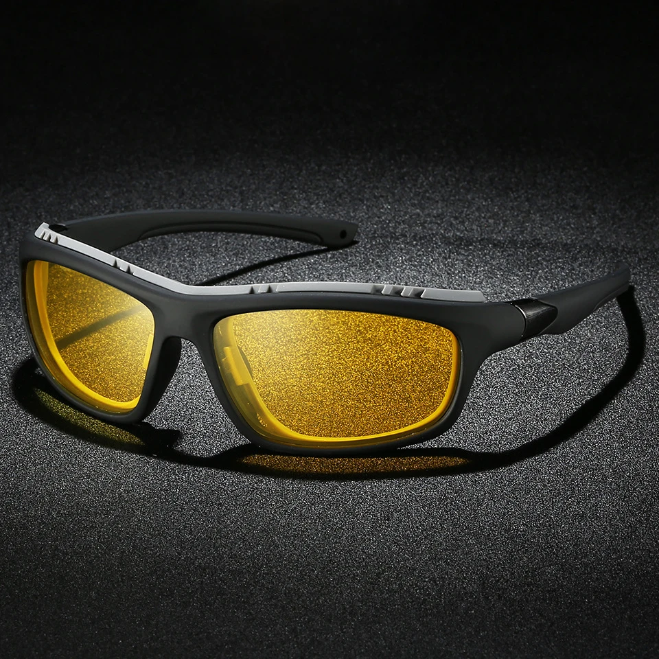 Новые спортивные поляризованные солнцезащитные очки черные велосипедные
