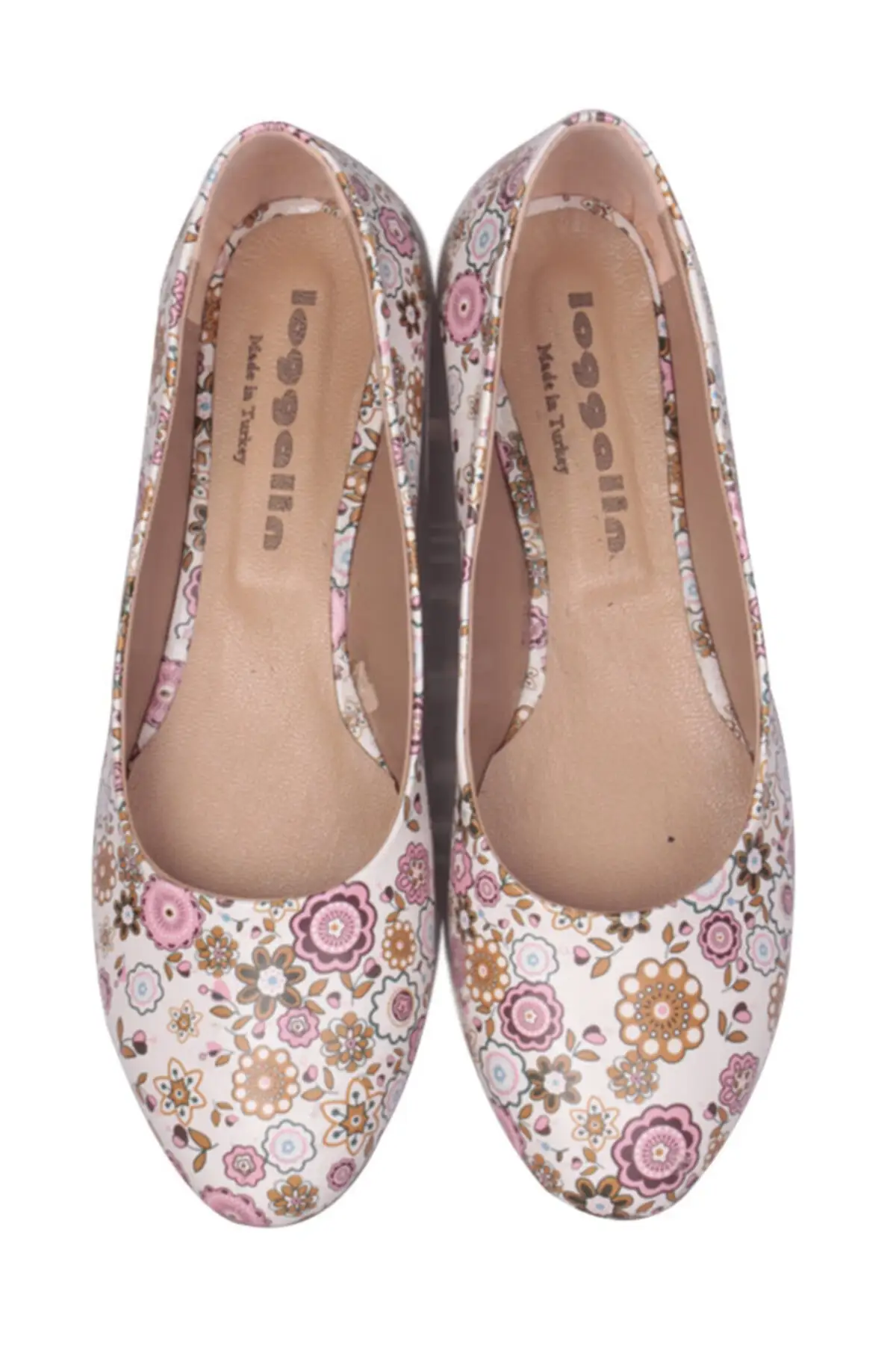 

SarEn 111109 985 Women 'S Pattern Large & Small Number Ballerina