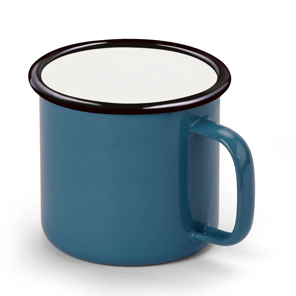 240 мл наружная домашняя винтажная стильная эмалированная Кружка Ручной Работы