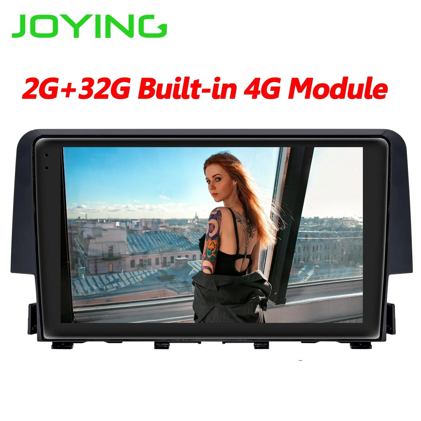JY-HO145N3G Радуясь Android 8,1 Автомобильный gps мультимедийный видео плеер для Honda Civic с восьмиядерным процессором " 2G Автомобильный gps навигатор стерео - Цвет: JY-HO145N3G