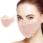 На открытом воздухе стирать повторное использование маски для лица, с кружевными аппликациями, защита для рта маска пылезащитные мягкий уход за кожей лица маска дышащий; С заботой о многоразовые Mascarar