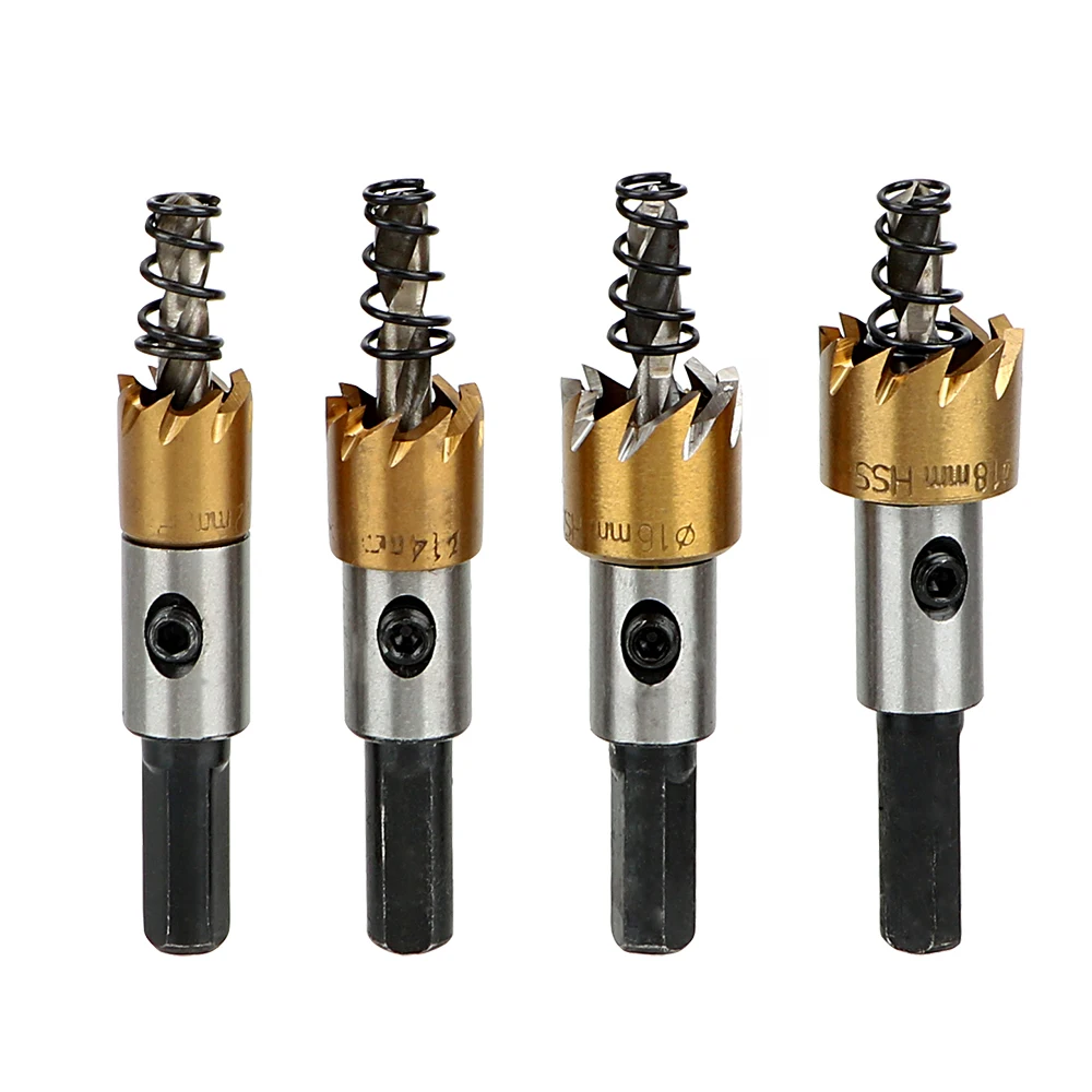 

NICEYARD 12/14/16/18 мм режущее сверло для резки металла дерева Открыватель отверстий наконечник Сверла Высокоскоростная сталь