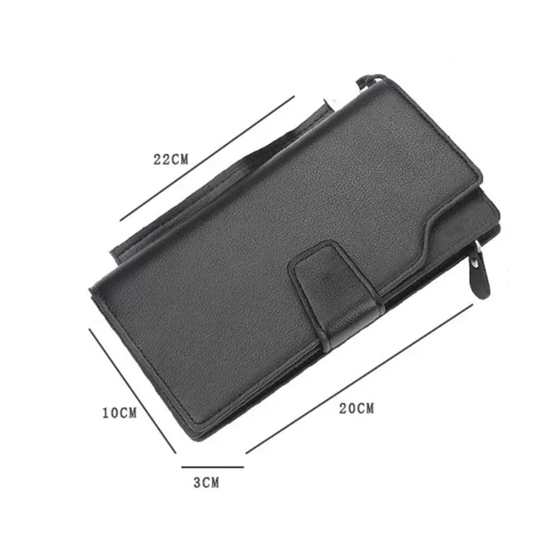 Мужской Ретро клатч из искусственной кожи Многоцелевая сумка Boyfriend Pack ручная LX9F |