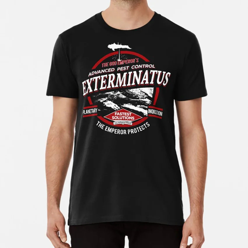 Exterminatus-Расширенная футболка для борьбы с вредителями exterminatus power wh wh40000 хаос