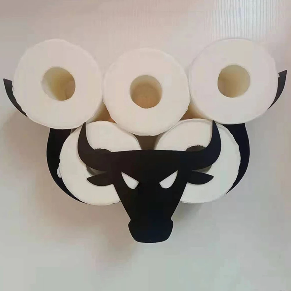 

Creative Bathroom Nail-free Seamless Rack Wall-Mounted Animal Style Metallic Closet Clothes Glass Mug Shelf Hanger