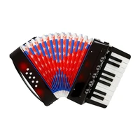 kids accordion 17 keys 8 bass piano accordion with side adjustable strap portable accordion musical instruments gift for child