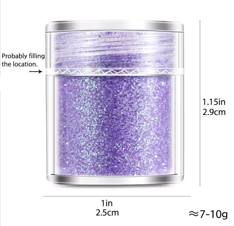 

5 Colors Mixed Holographic Makeup Chunky Glitter Face Body Eye Hair Nail Epoxy Resin Festival Chunky Hexagons Sequins