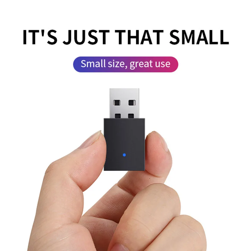 USB Bluetooth 5 0 передатчик адаптер 10 м WiFi сигнал подключи и играй беспроводной мини