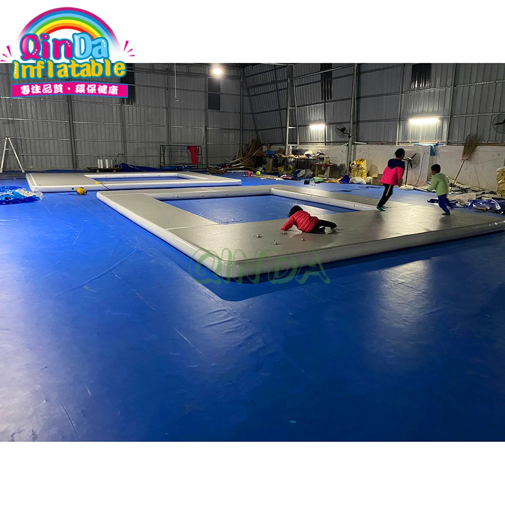 Гигантский Медузы защиты плавающий коврик надувной морской бассейн с сеткой для