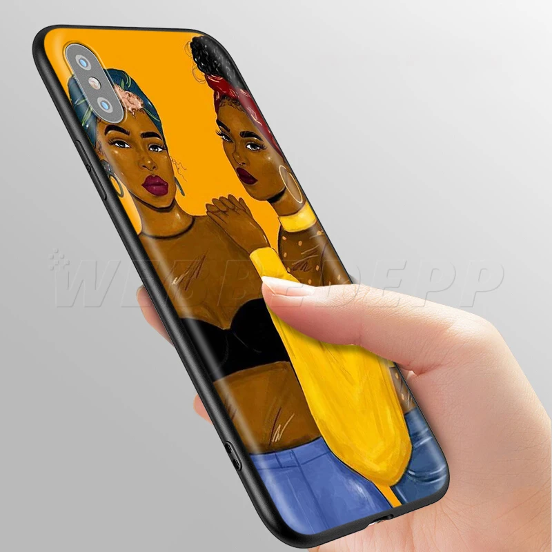 Webbedepp Африканский чехол для девочек Apple iPhone 12 Mini 11 Pro XS Max XR X 8 7 6 6S Plus 5 5S SE|Бамперы| |