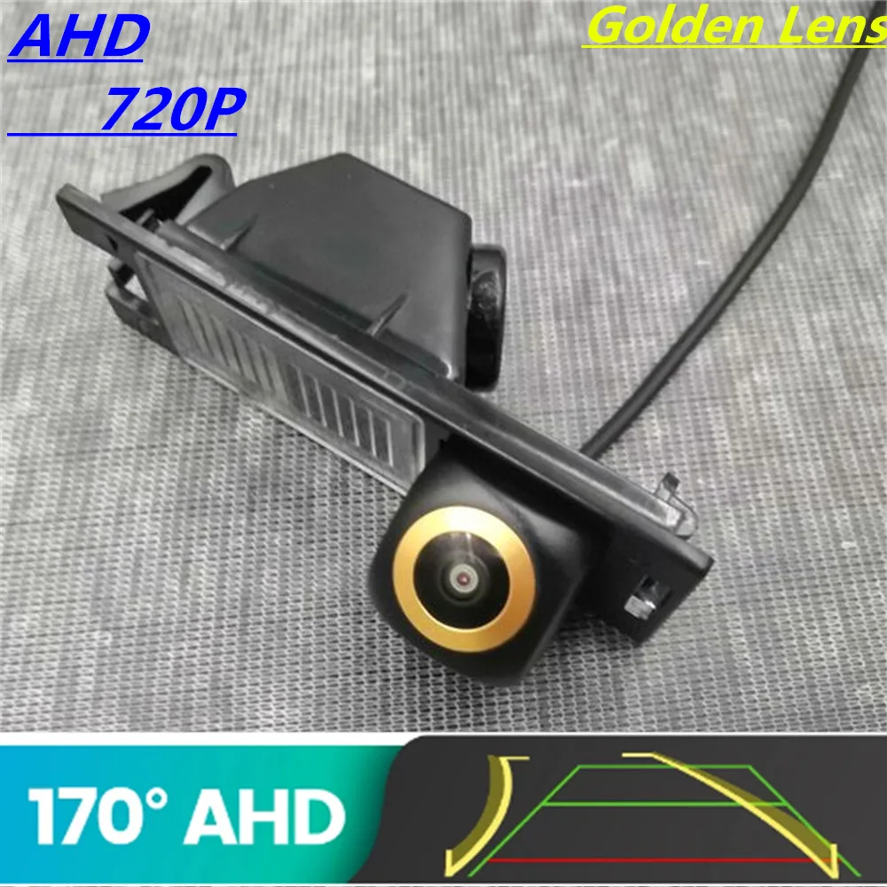 

AHD 720P золотой объектив траектория автомобильная камера заднего вида для Hyundai Tucson MK2 2010 ~ 2015 ix35 MK2 2009 ~ 2015 автомобильная камера