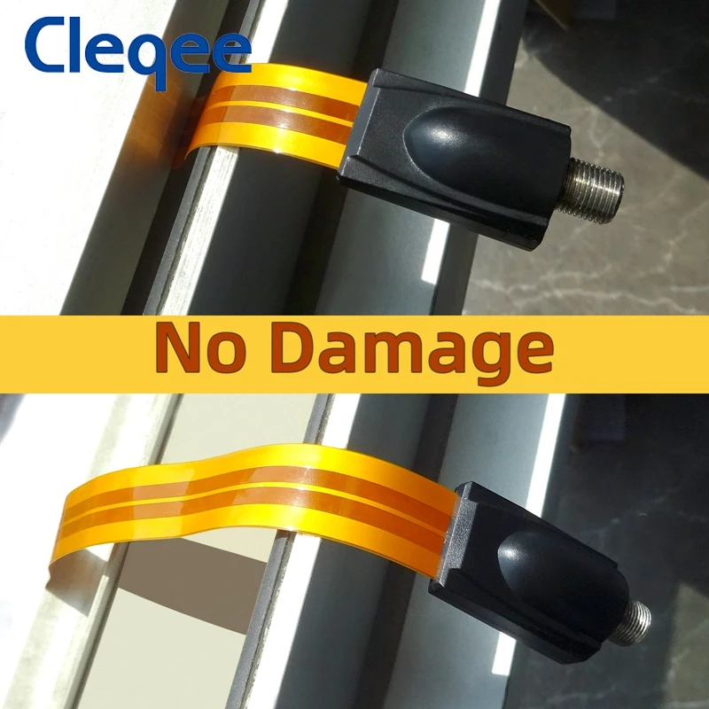 Плоский коаксиальный кабель Cleqee F мама для дома/автомобиля окна двери