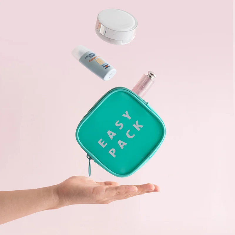 

Cute Girls Purse Small Ziplock Bags Waterproof Cable Organizer Eco-friendly Jewelry Makeup Storage Bag Bright Colored Bags
