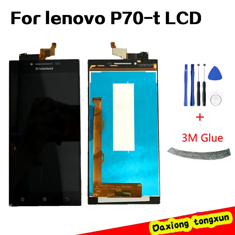 Для 5 0 &quotlenovo P70 ЖК дисплей кодирующий преобразователь сенсорного экрана в сборе
