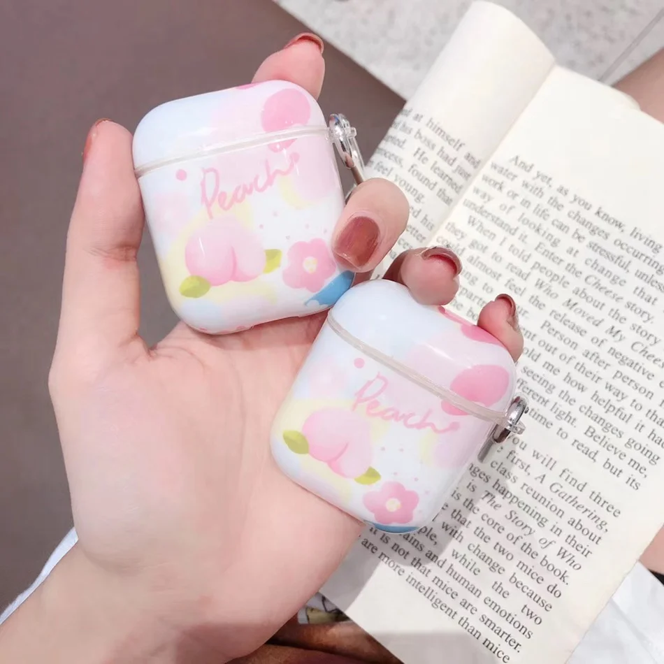 Беспроводной чехол для наушников для Airpods, чехол, Роскошный милый цветок, чехол для наушников для Apple Air Pods 2, чехол, защита, аксессуары для кожи