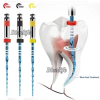 6pics r25 25mm teeth whitening equipment recipro dental blue endo niti file endodontic rotary treatment dentist tools