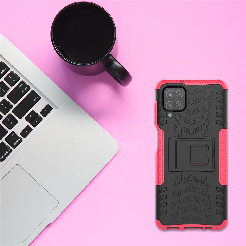

For Cover Samsung Galaxy A12 Case For Samsung A32 Dual Layer Armor Shockproof Case Samsung A51 A71 A72 A52 S21 Ultra A12 Fundas