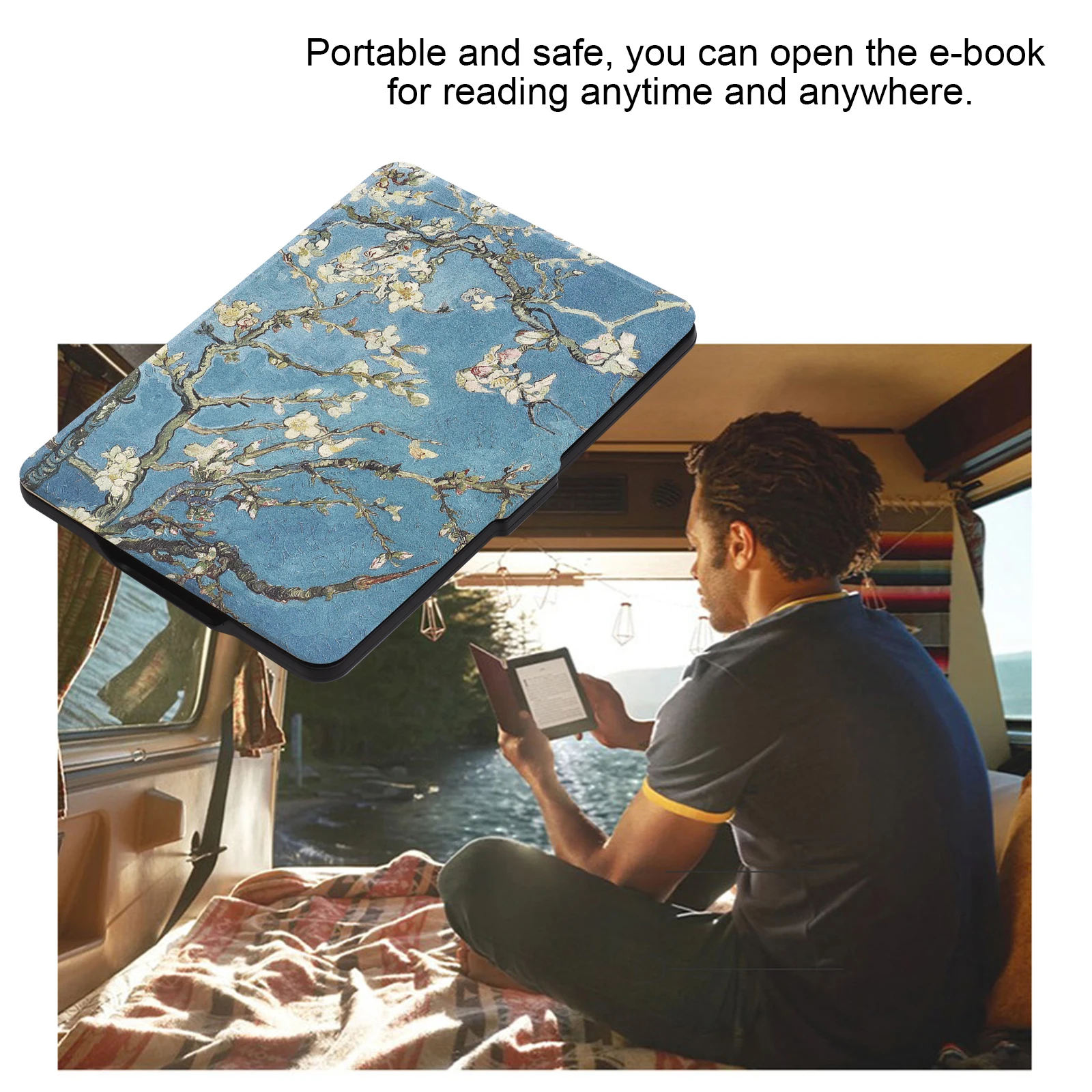 E-book Leather Case for Kindle 958(10th Generation 2019 Release) - Premium PU Protective Cover with Auto Sleep/Wake | Компьютеры и
