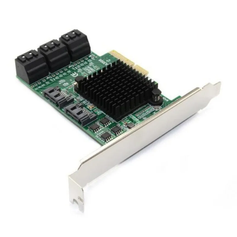 PCIe Card To SATA3.0 Expansion 8 Port High Speed 6Gbps Computer Adapter |