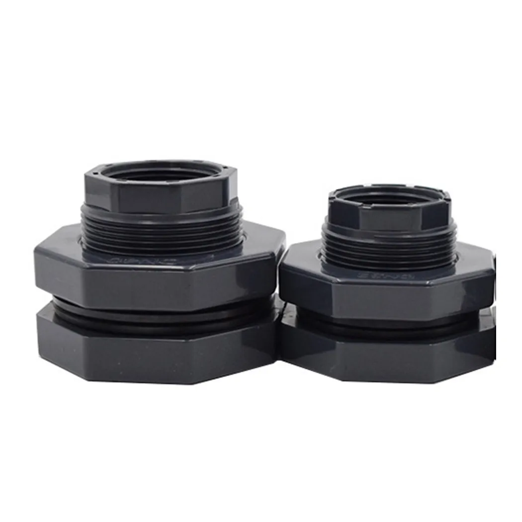 

Water Tank Connector Rain Barrel Rain Buckets Connection Seal DN15-20 UPVC Pipe Drain Connector Garden Spigot Female Thread