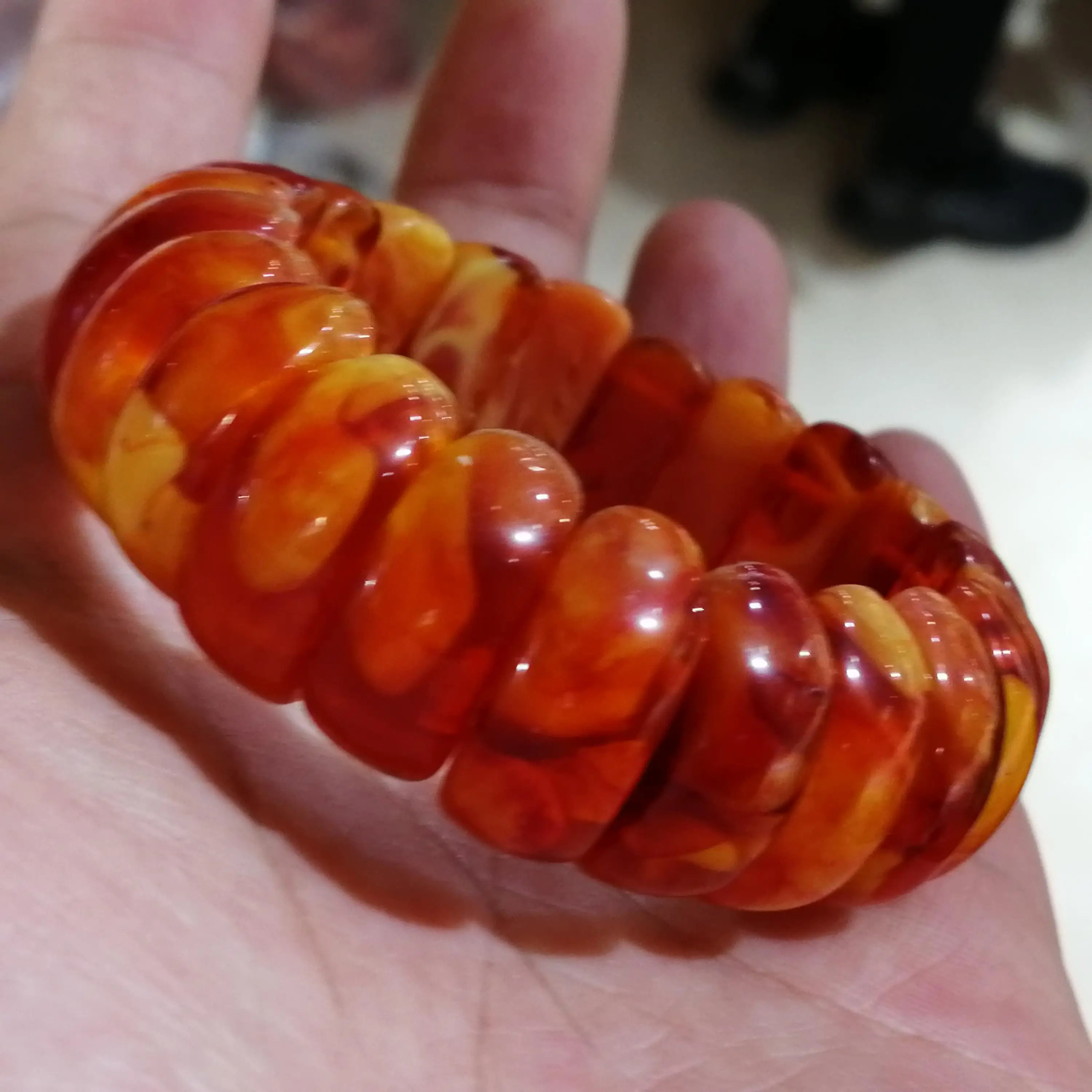 Натуральный Янтарный браслет для мужчин и женщин Исцеляющие драгоценные камни