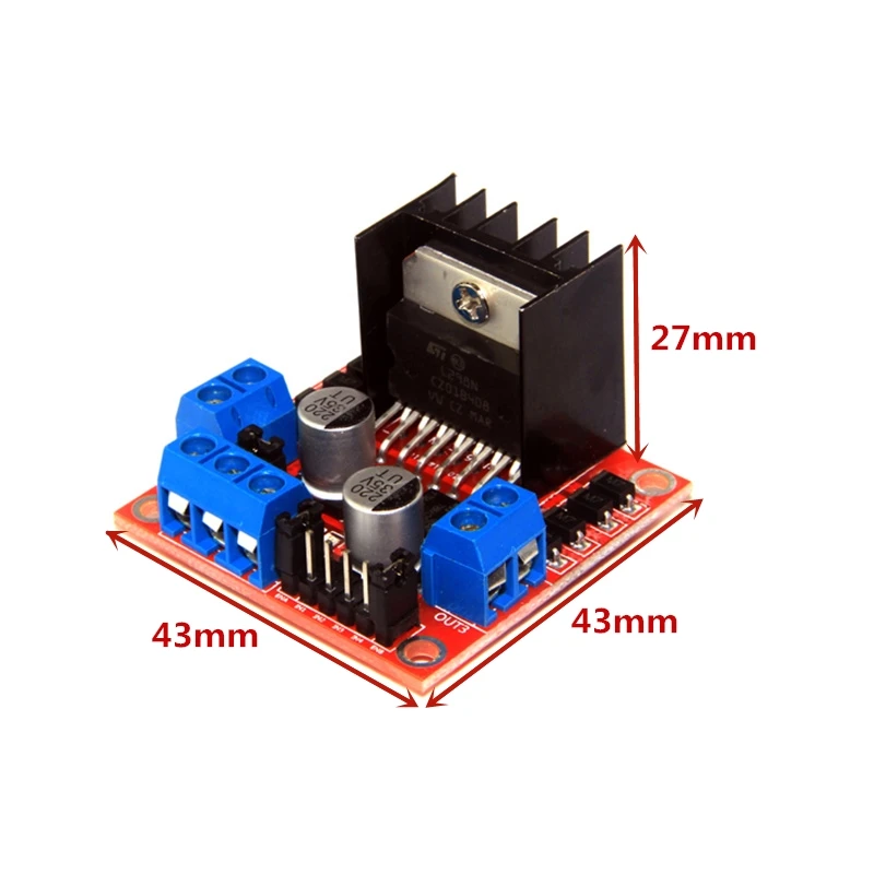 Плата Arduino Nano + плата для вождения двигателя L298N HC 05 модуль Bluetooth батарея 7 4 В 37