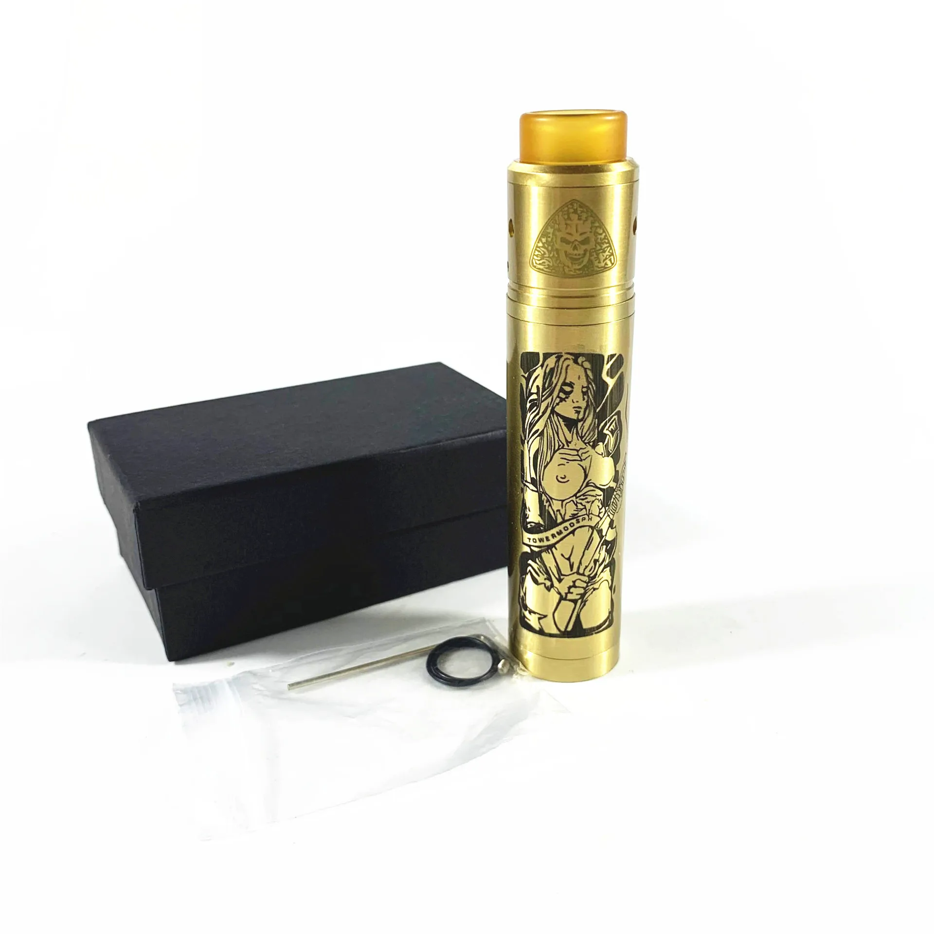 Tower Mods Kit уникальный дизайн Mech Mod 18650 аккумулятор с RDA Tank совместимый регулируемый