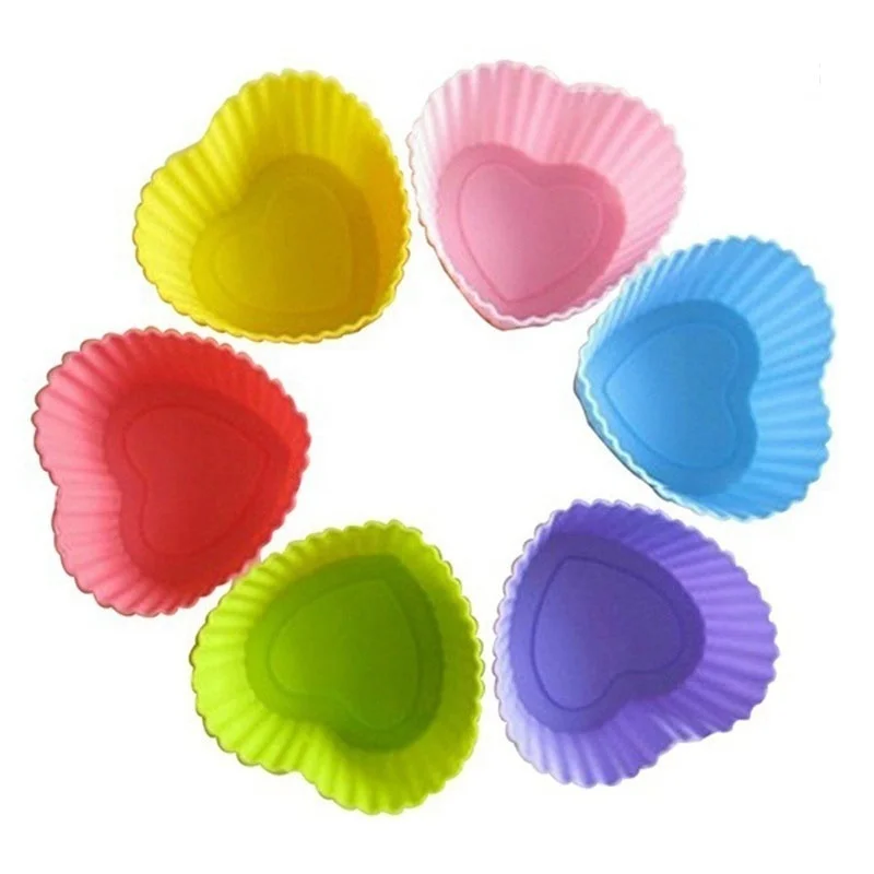 6 шт. шоколадный торт слоеный плесень яйцо пирожная Форма кекса чашки кухонные