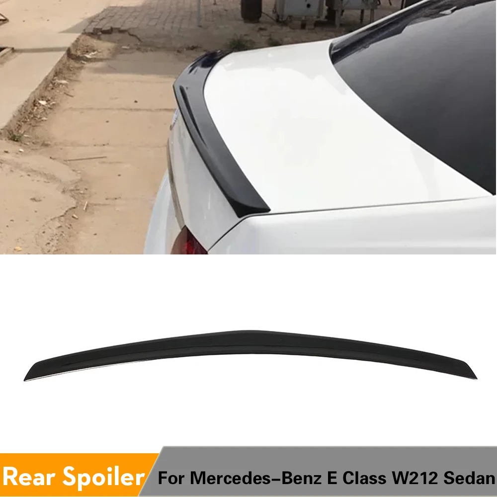 Задний спойлер багажника губа для крыла Mercedes Benz E класса W212 E550 E350 E63 AMG 2010 2013 ПУ