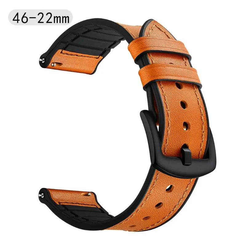 20 мм/22 мм Натуральная кожа ремешок на запястье, наручные часы для samsung Galaxy Watch 42/46 мм