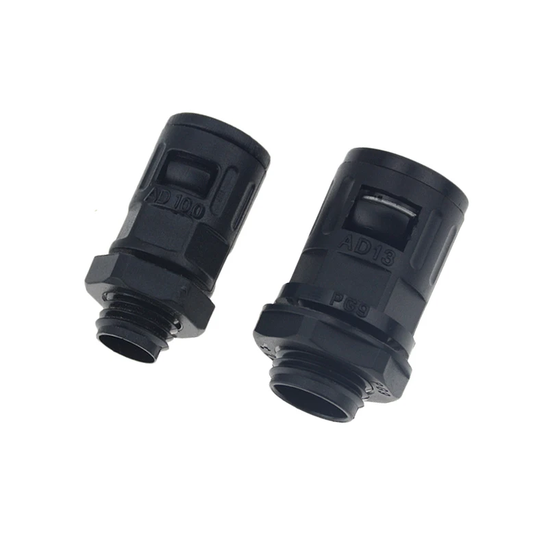 1 шт. PA66 гофрированный трубчатый соединитель трубы Ftting Plug Auto Car Tube edd на проводном