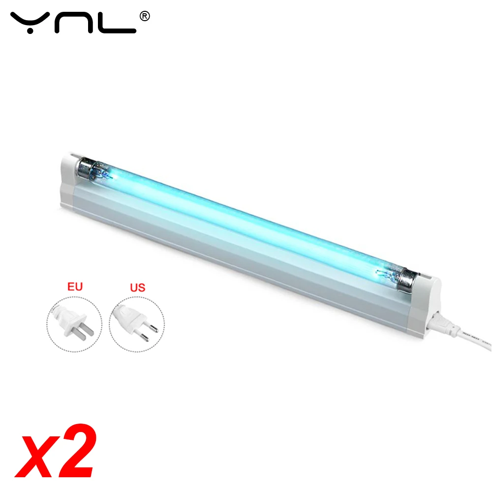 2pcs 220V 6W 8W Ultraviolet Germicidal Light T5 Tube Bulb UVC Bactericidal Lamp Ozone Disinfection Sterilizer UV Quartz | Лампы и